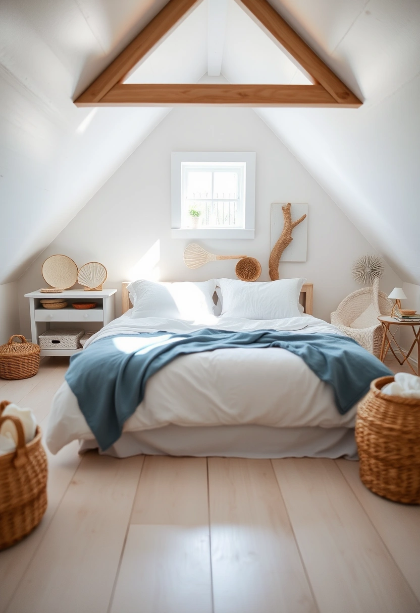 aesthetic attic bedroom 13