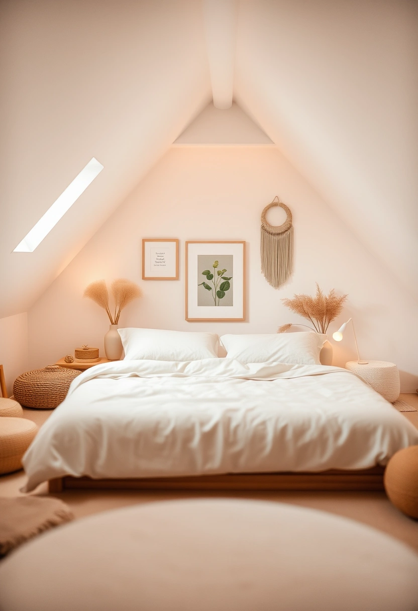 aesthetic attic bedroom 18