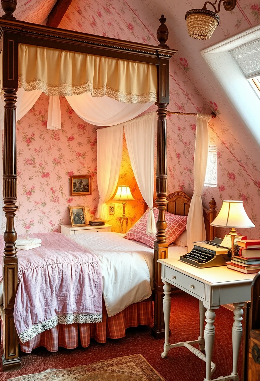 aesthetic attic bedroom 20