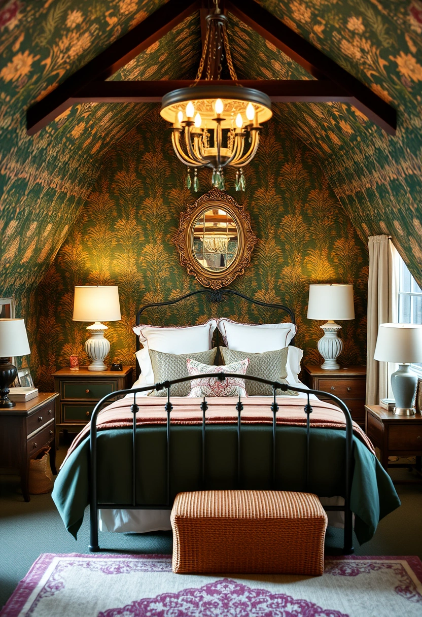 aesthetic attic bedroom 3