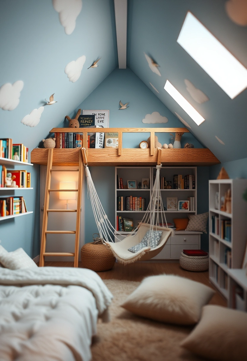 attic bedroom ideas for kids 10