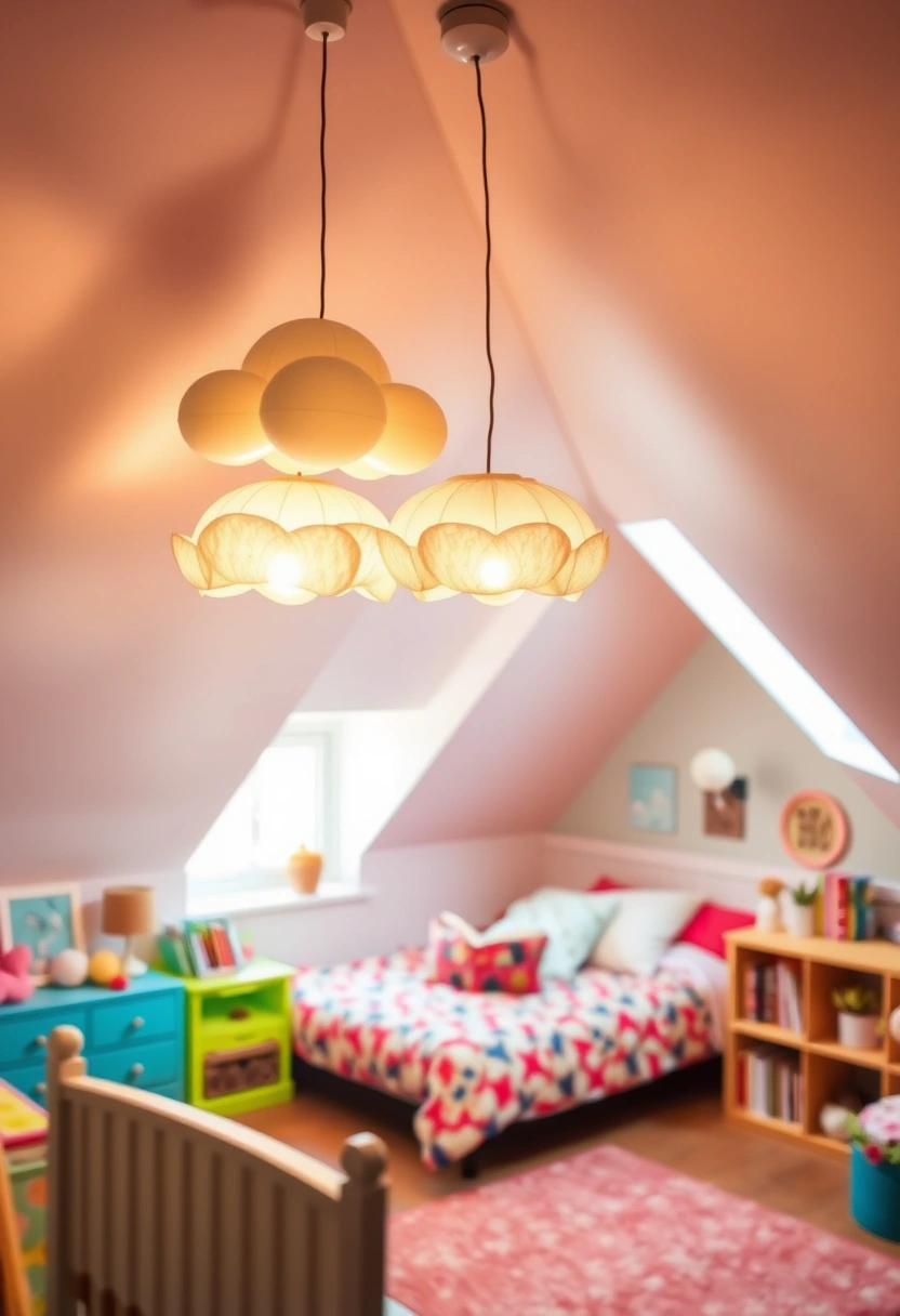 attic bedroom lighting 17