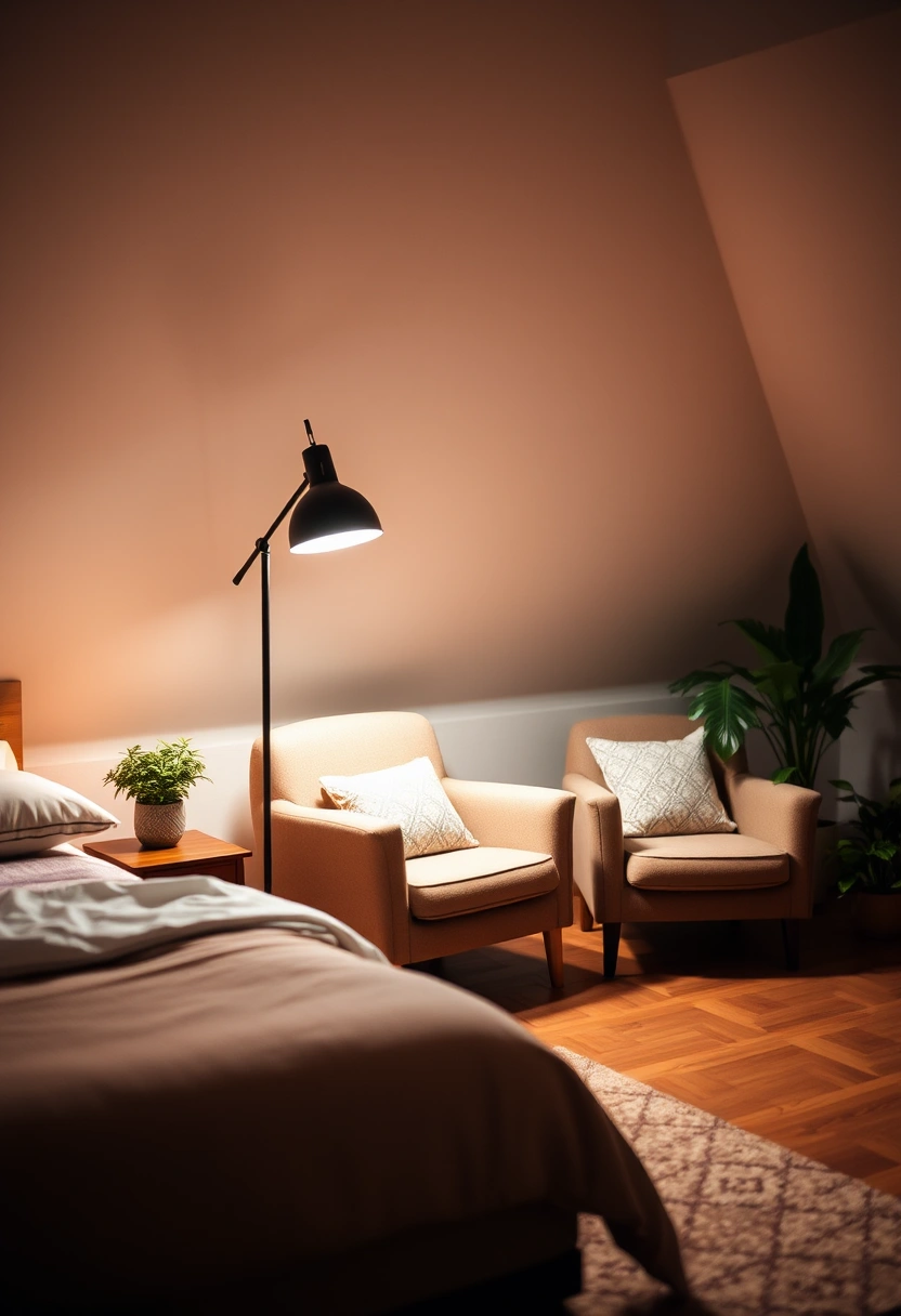 attic bedroom lighting 19