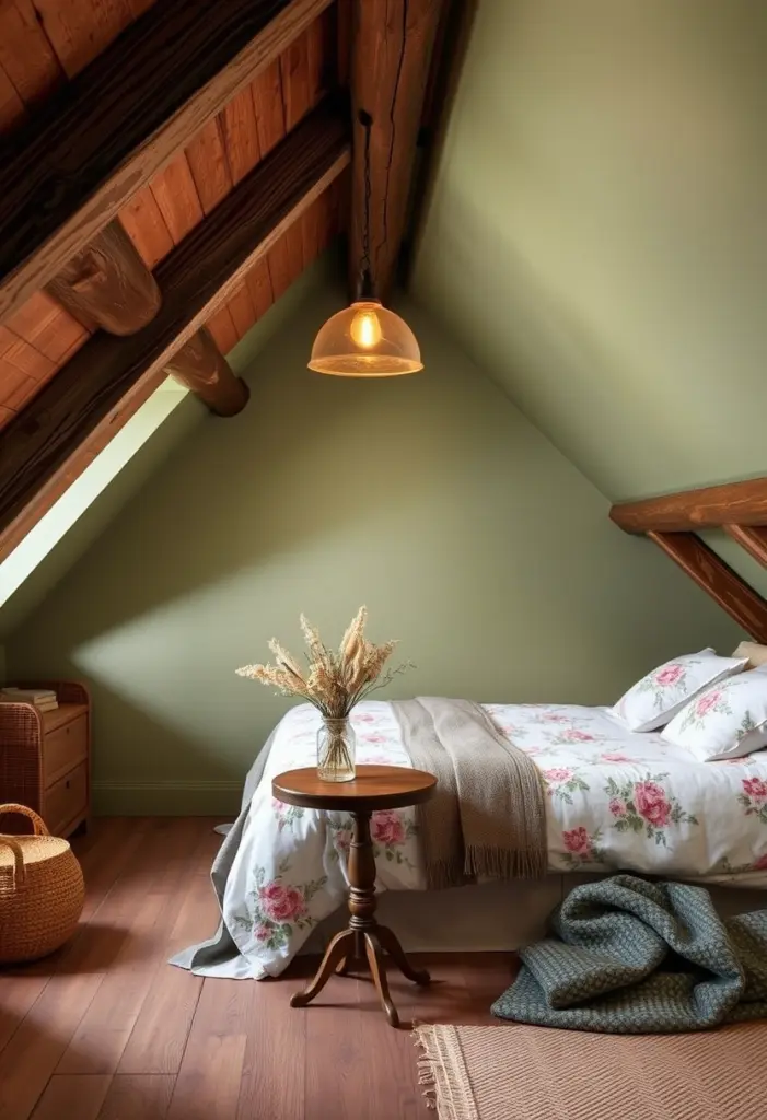 attic bedroom paint ideas 1