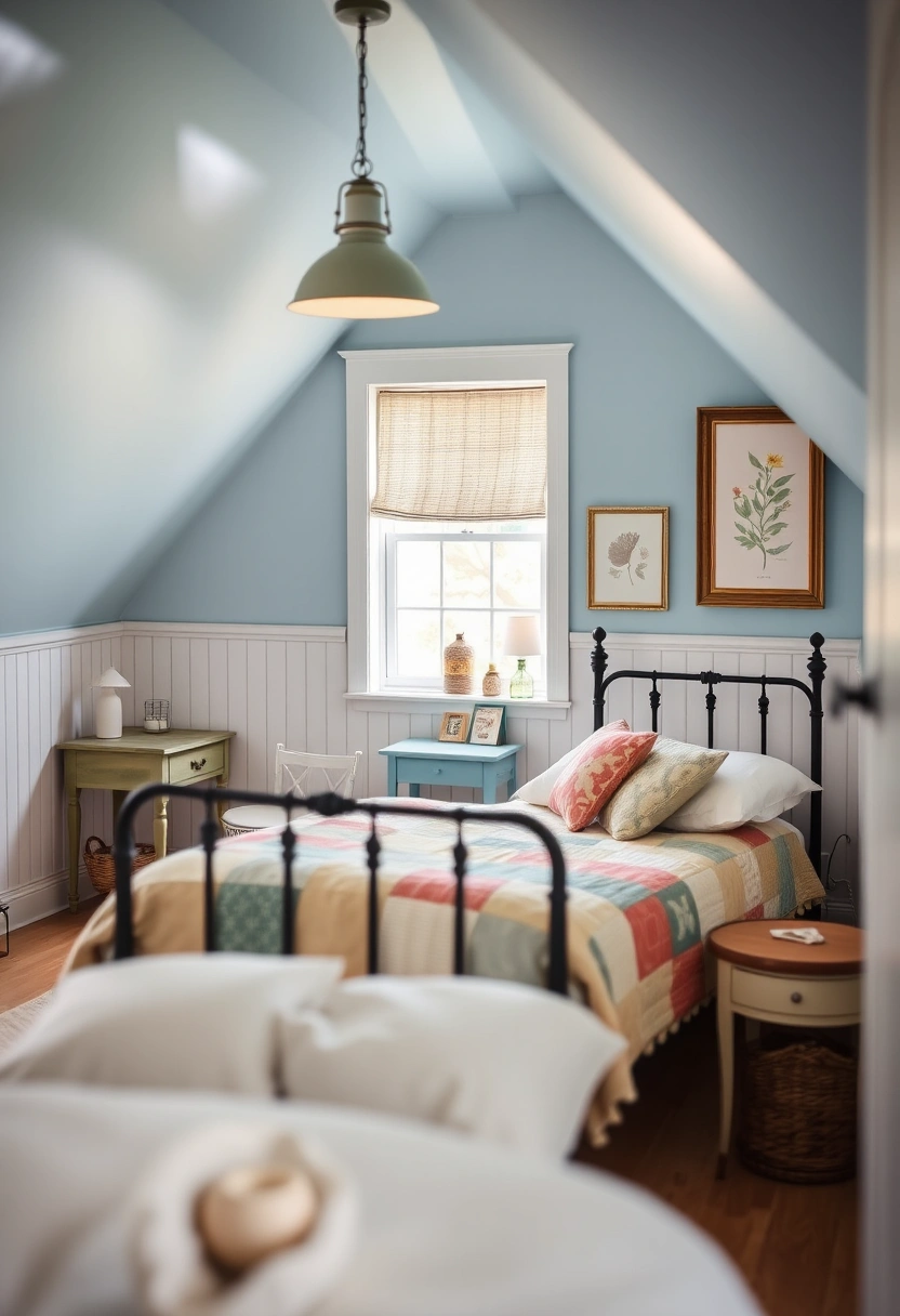 attic bedroom paint ideas 13