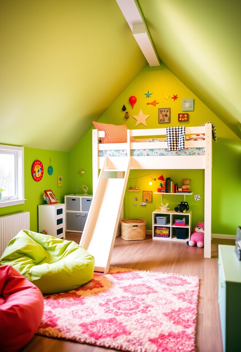 attic bedroom paint ideas 16