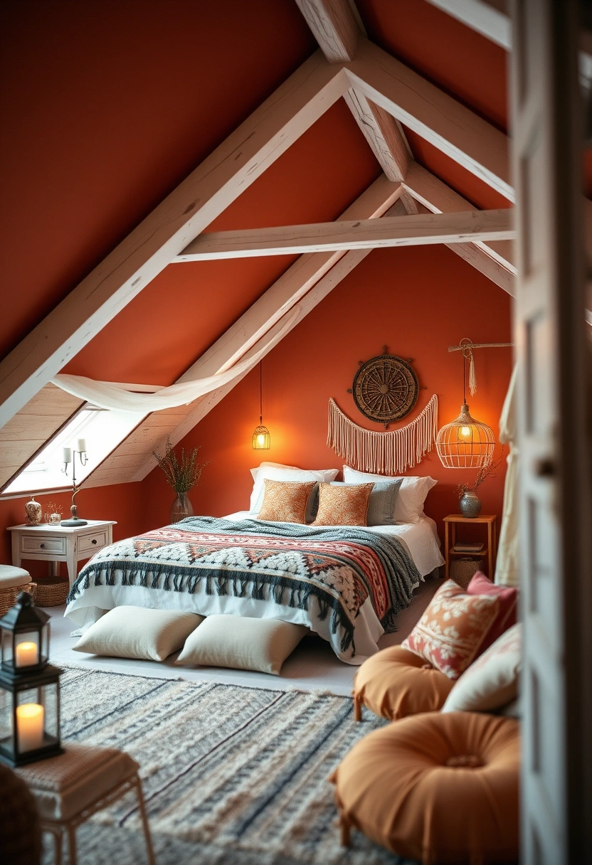 attic bedroom paint ideas 19