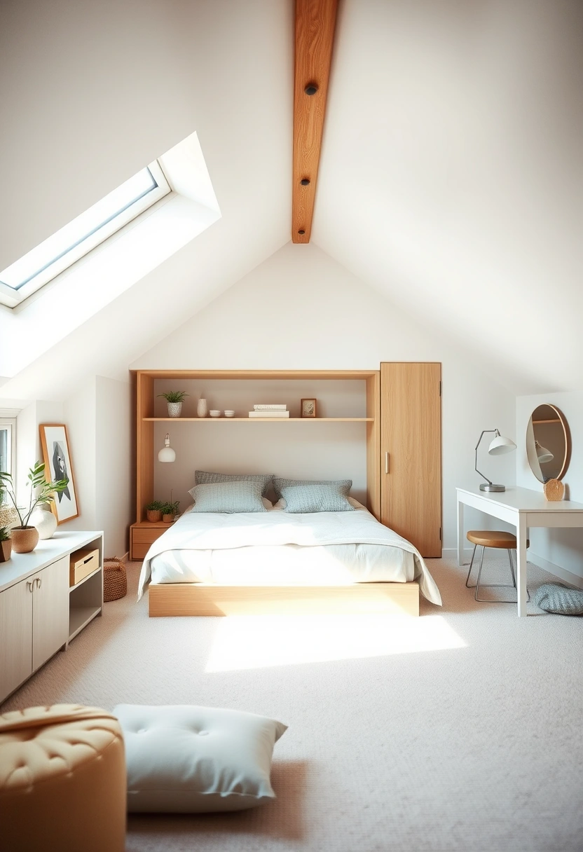 attic bedroom storage ideas 15