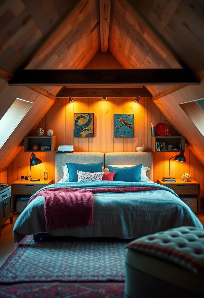 attic bedroom storage ideas 16