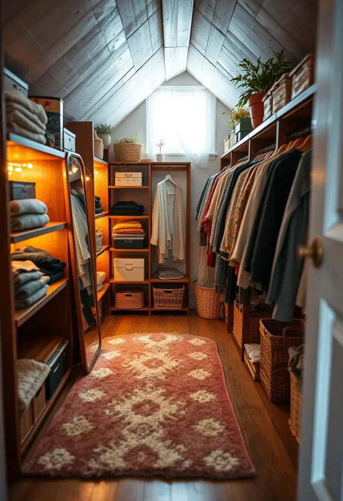 attic closet ideas 1