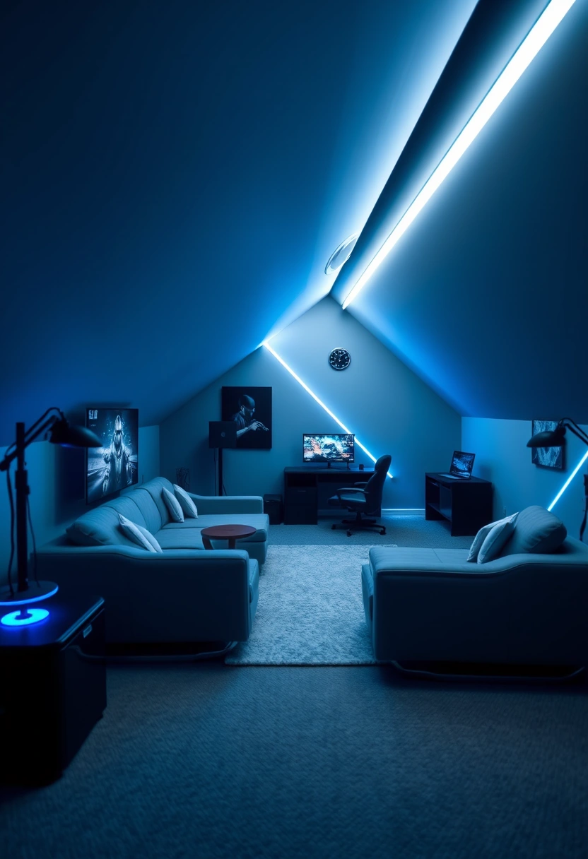 attic game room ideas 20