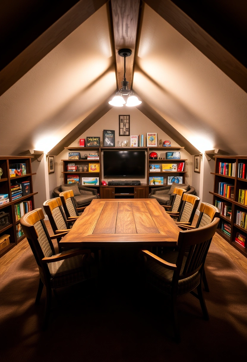 attic game room ideas 7