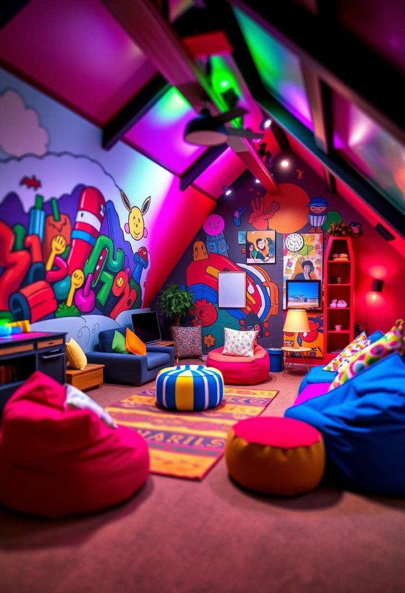 attic game room ideas 8