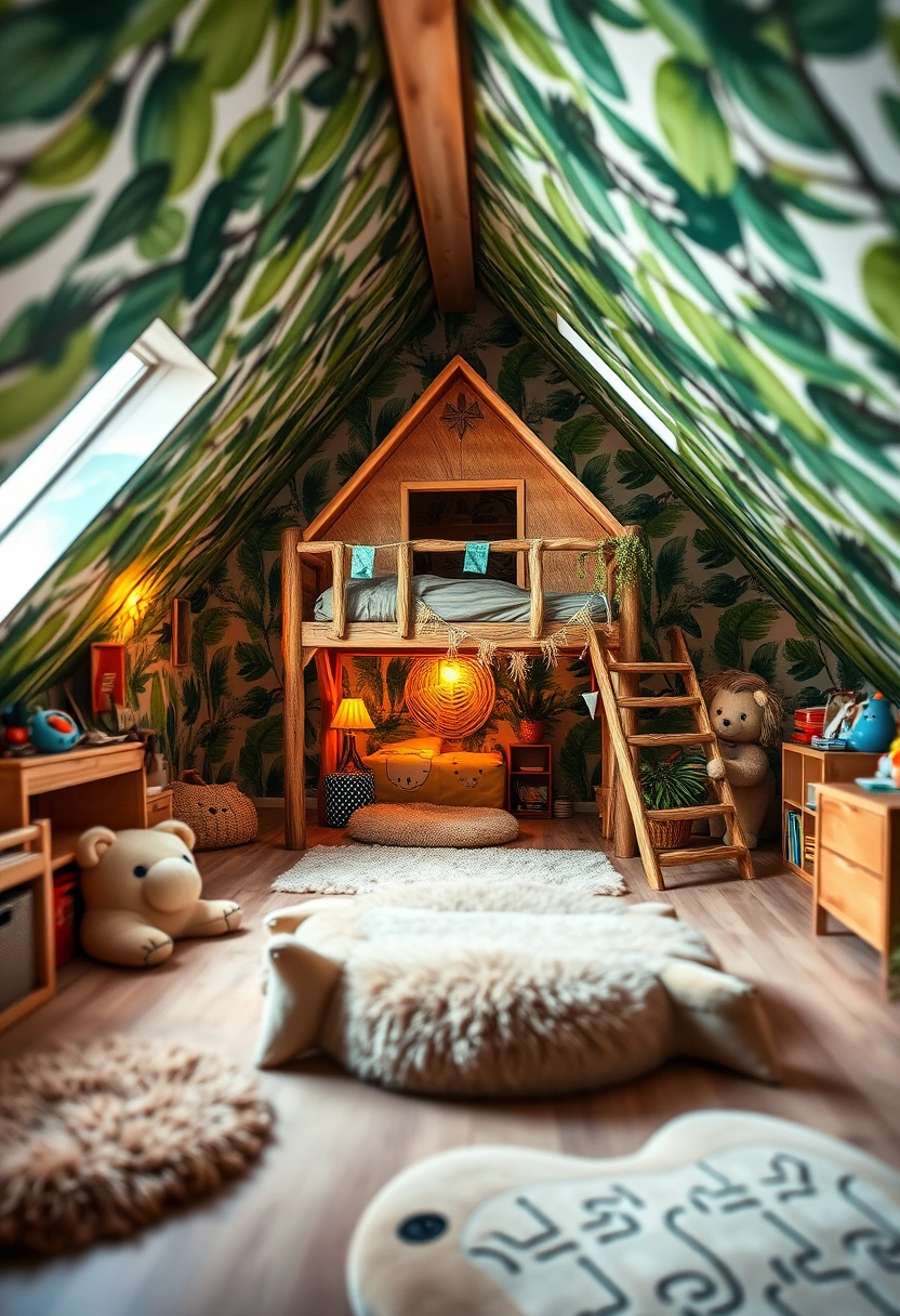 attic kids bedroom 18