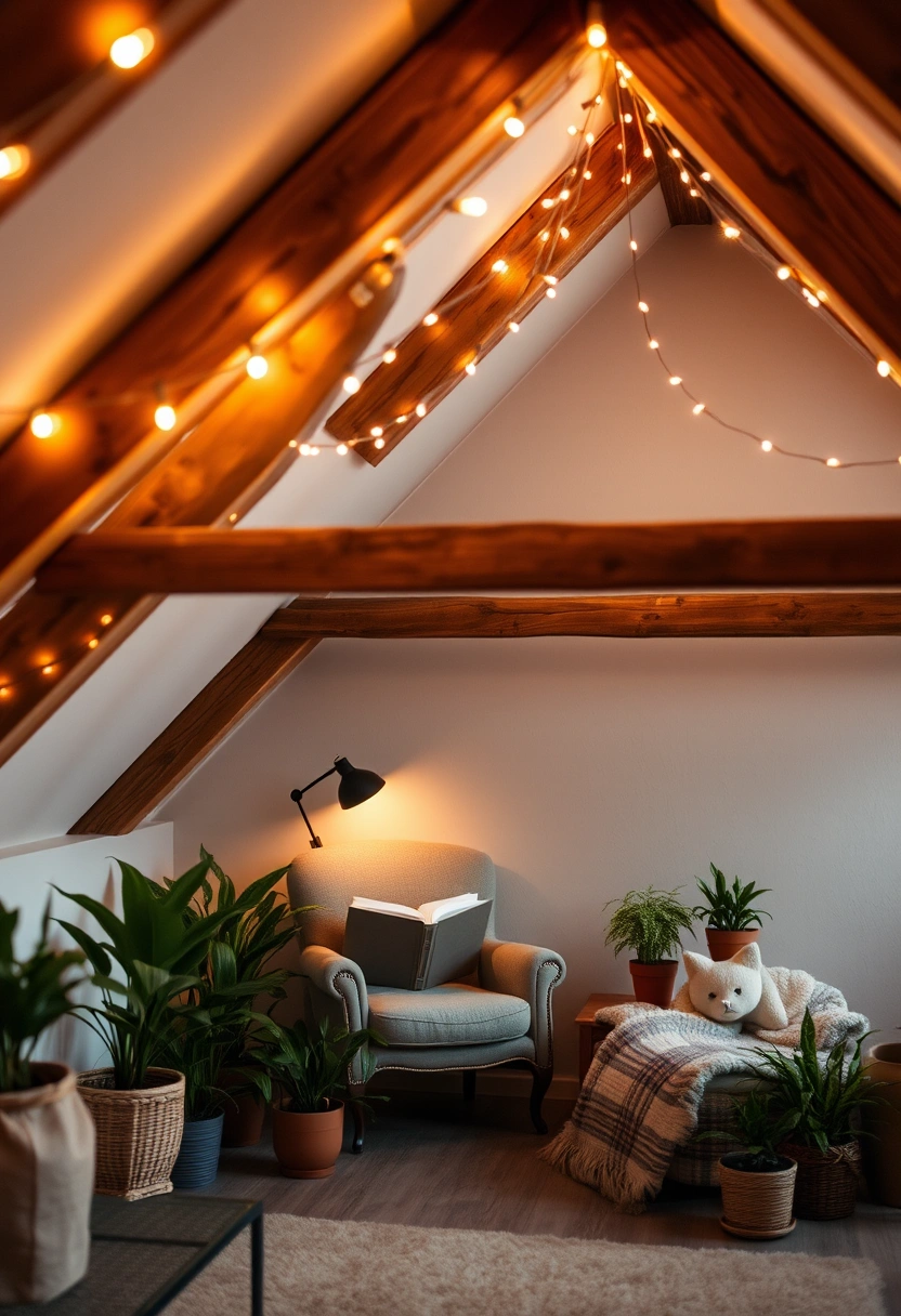 attic lighting ideas 1