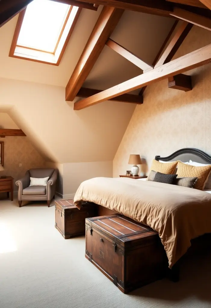 attic master suite bedroom 1