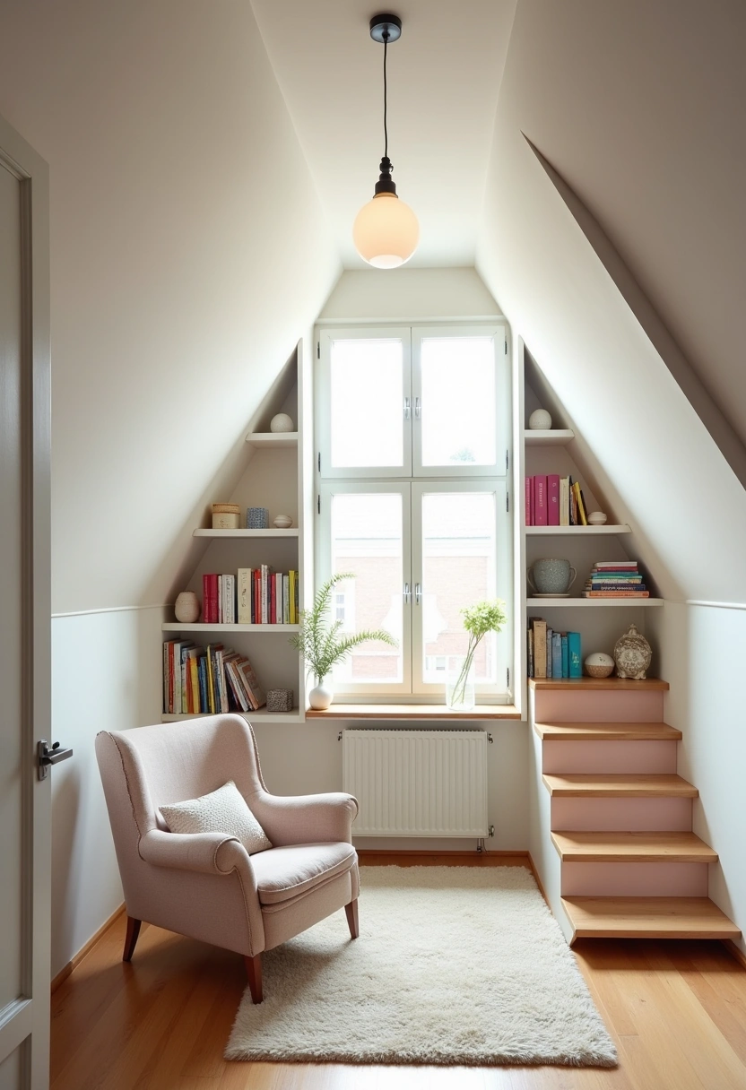 attic stairs ideas space saving 4