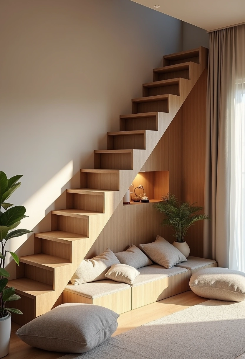 attic stairs ideas space saving 9