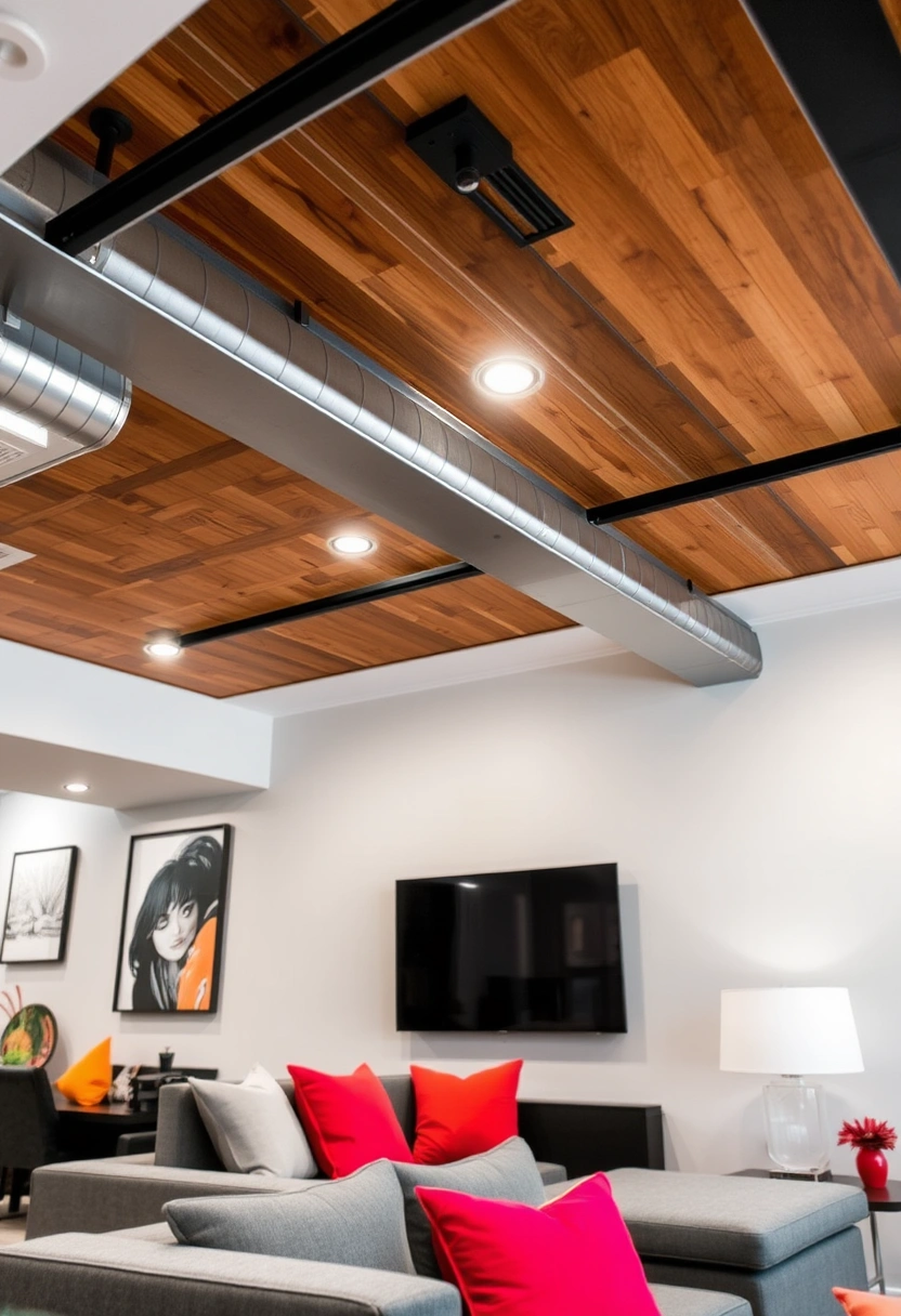 basement ceiling ideas 12