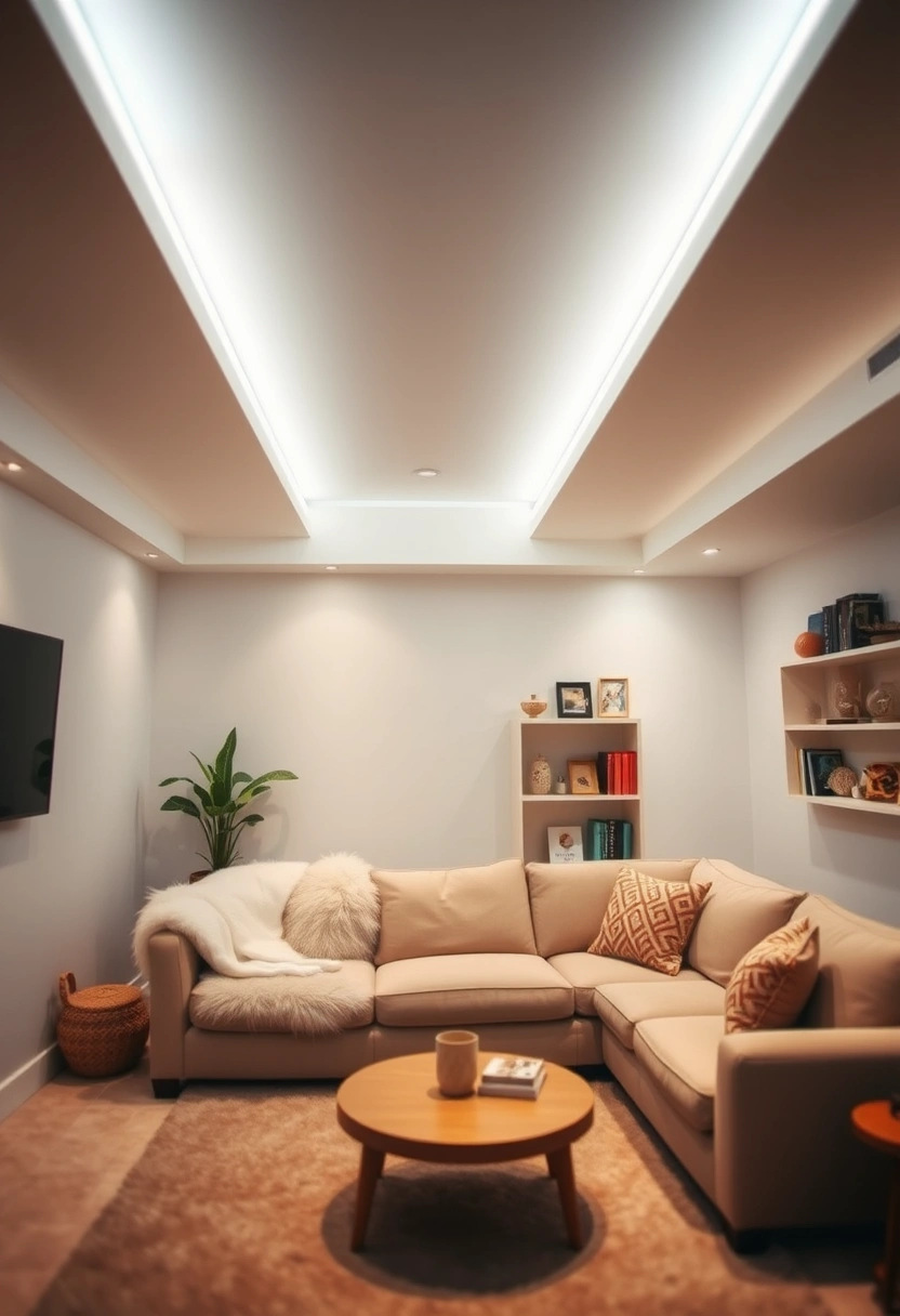 basement drop ceiling ideas 4