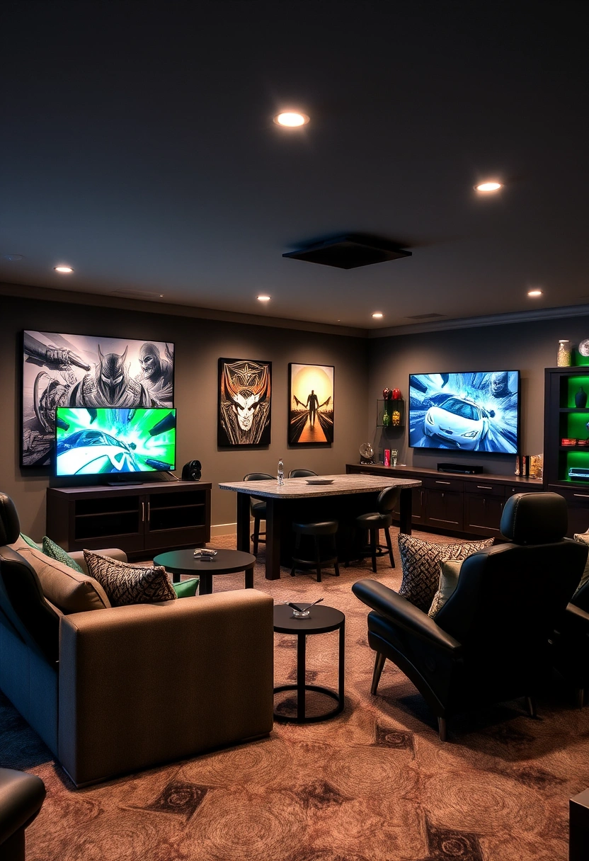 basement game room ideas 16