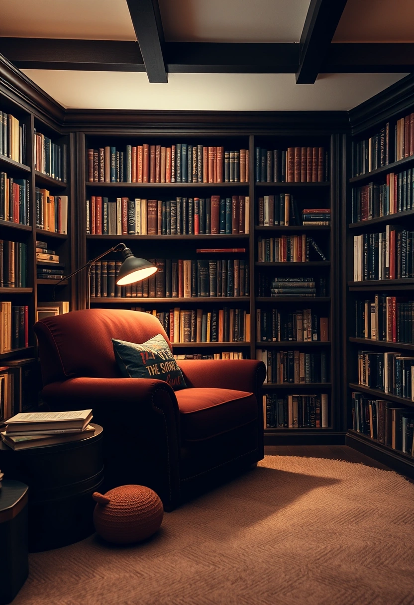 basement library ideas 1