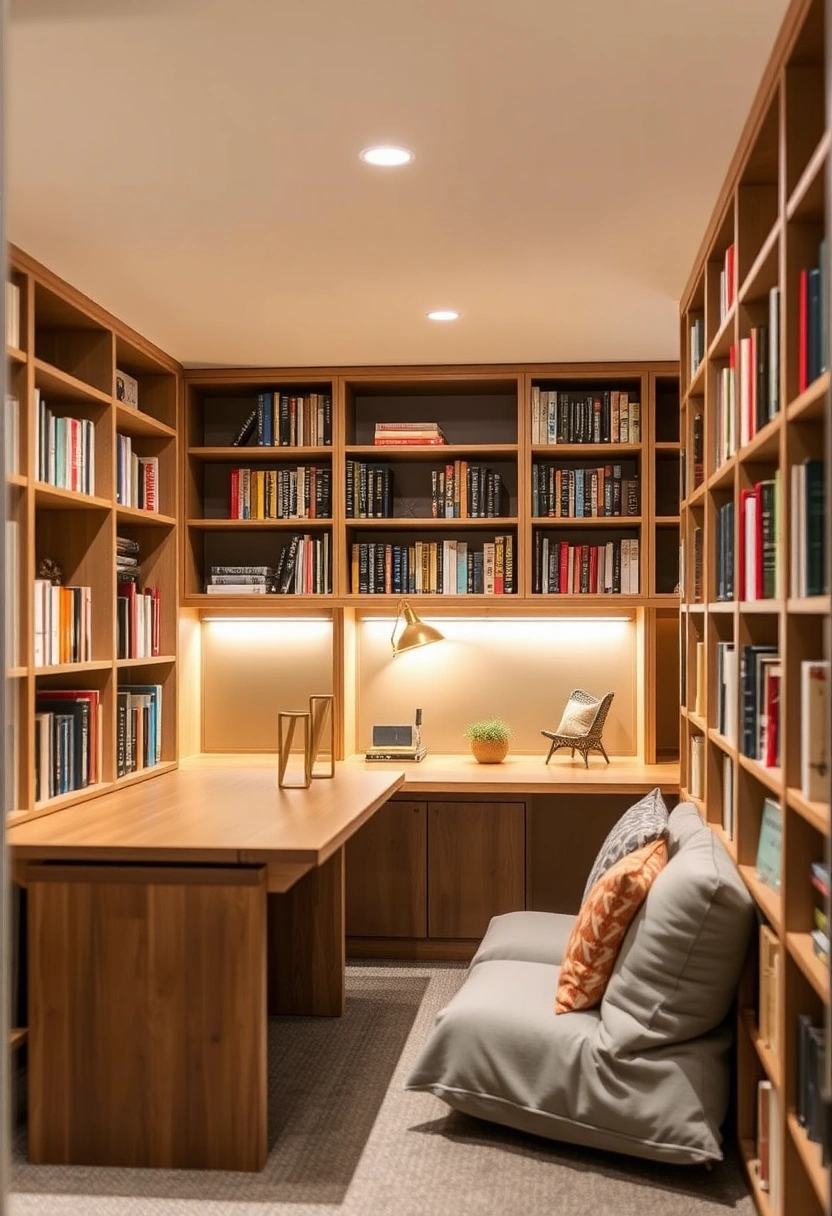 basement library ideas 12