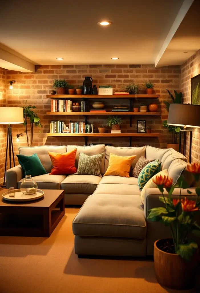 basement living room ideas 1