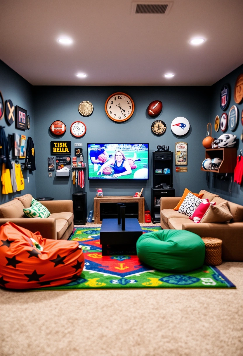 basement playroom ideas family room 14