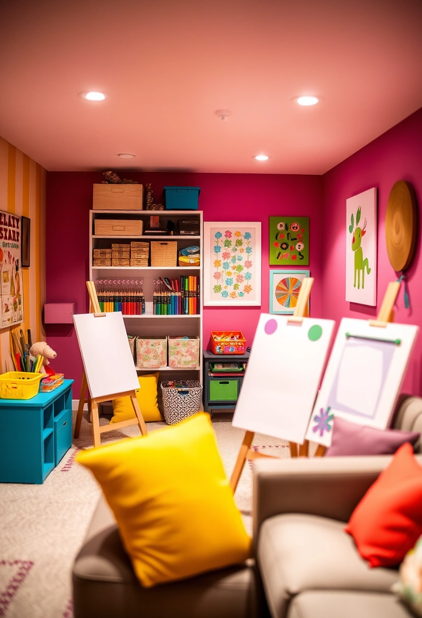 basement playroom ideas family room 16