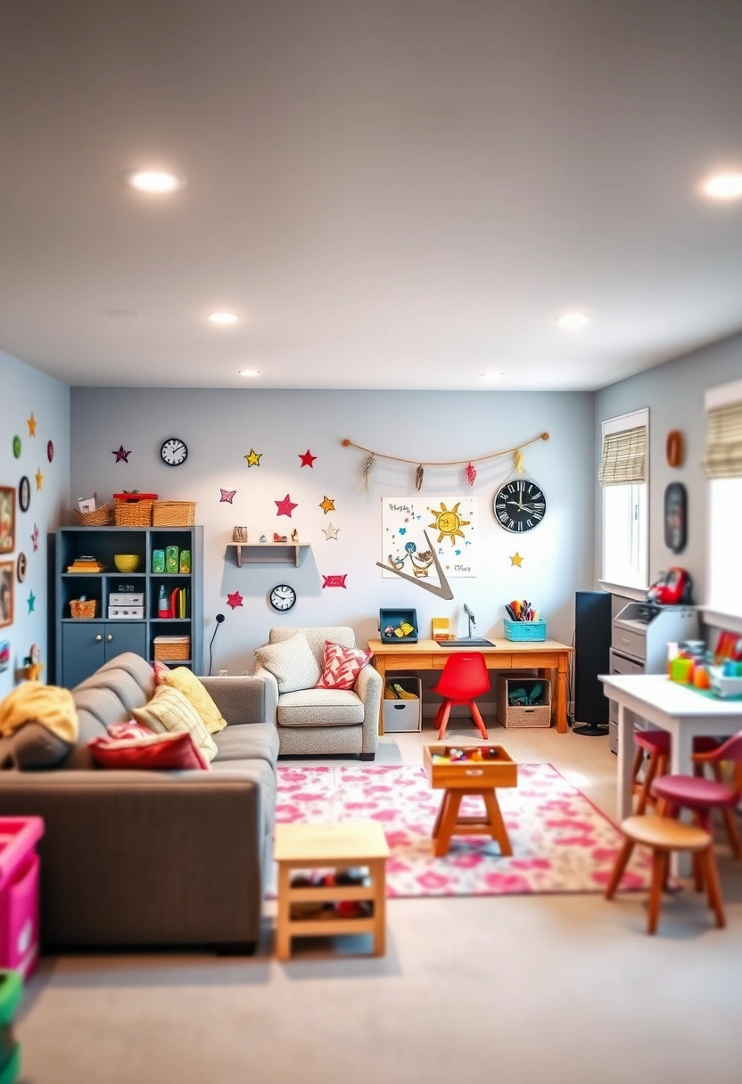 basement playroom ideas family room 20