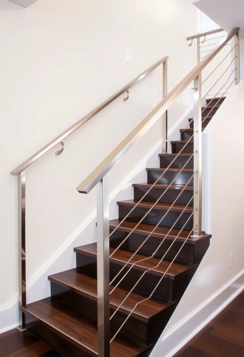 basement stair railing ideas 15