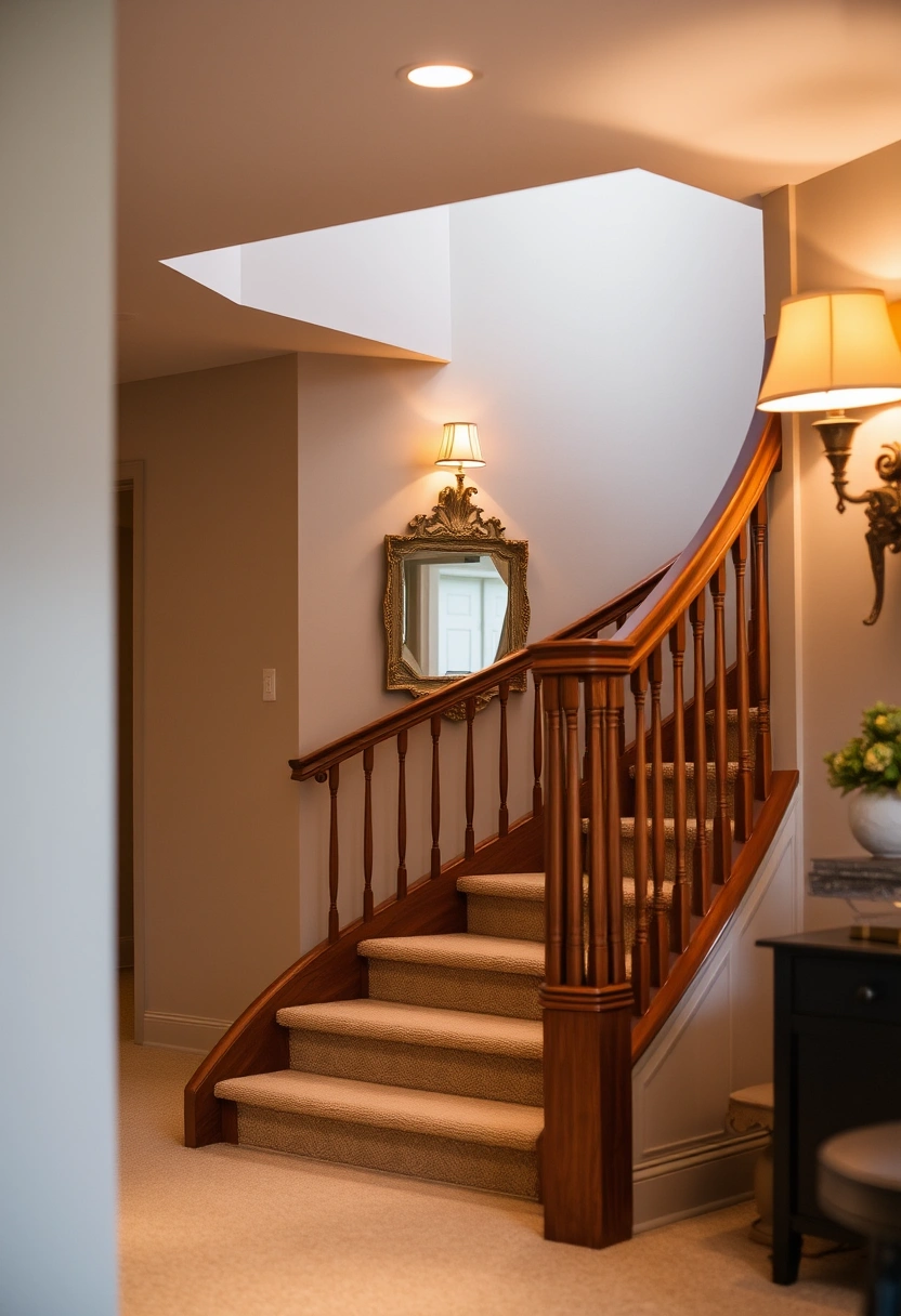 basement stair railing ideas 16