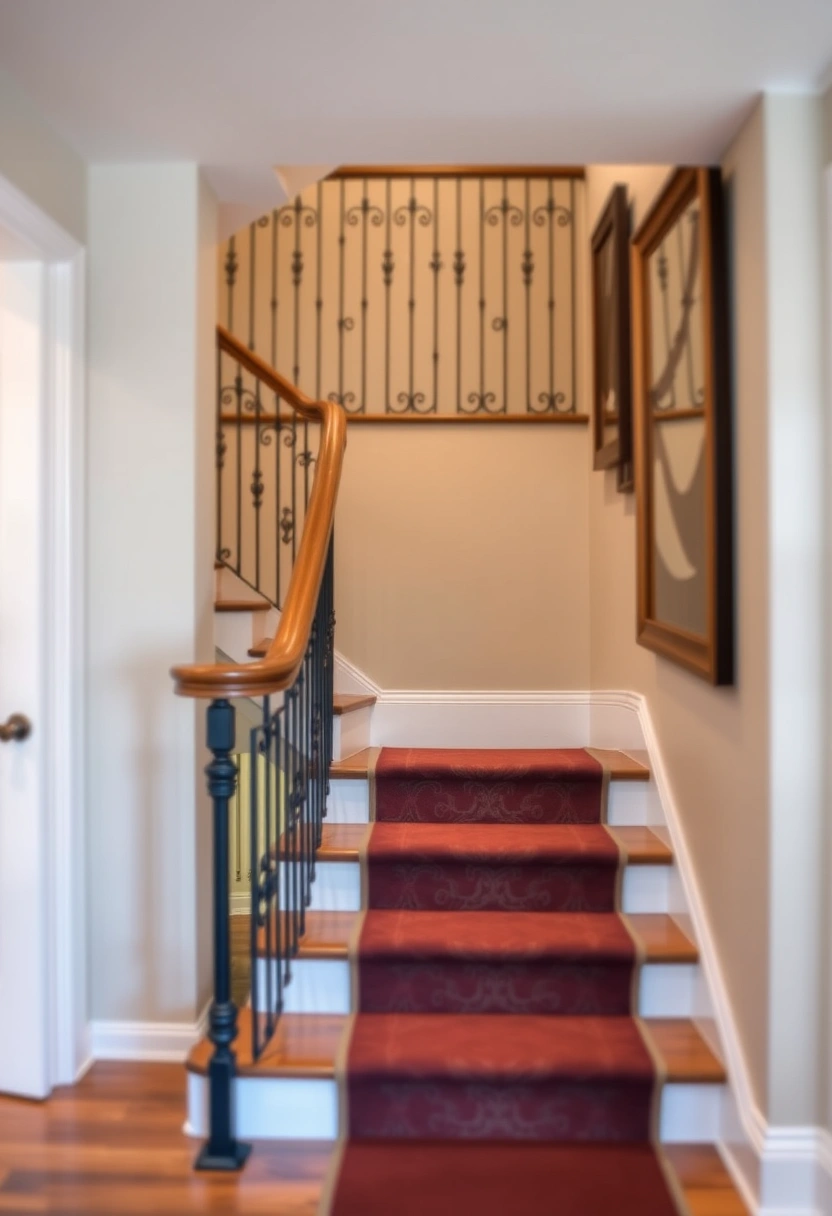 basement stair railing ideas 19