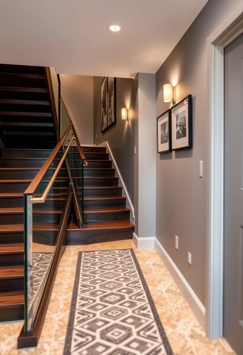 basement stairs ideas 14