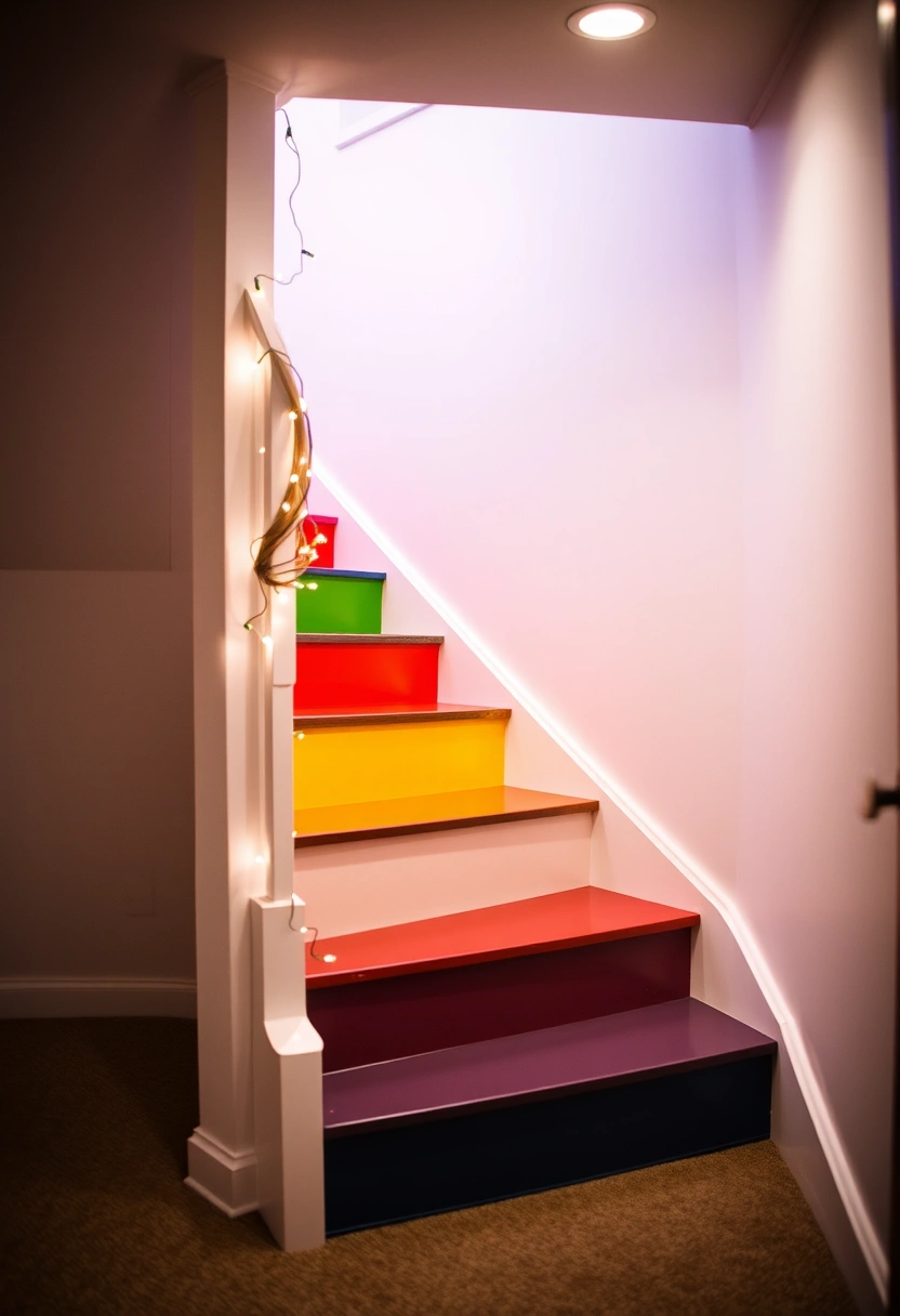 basement stairs ideas 15