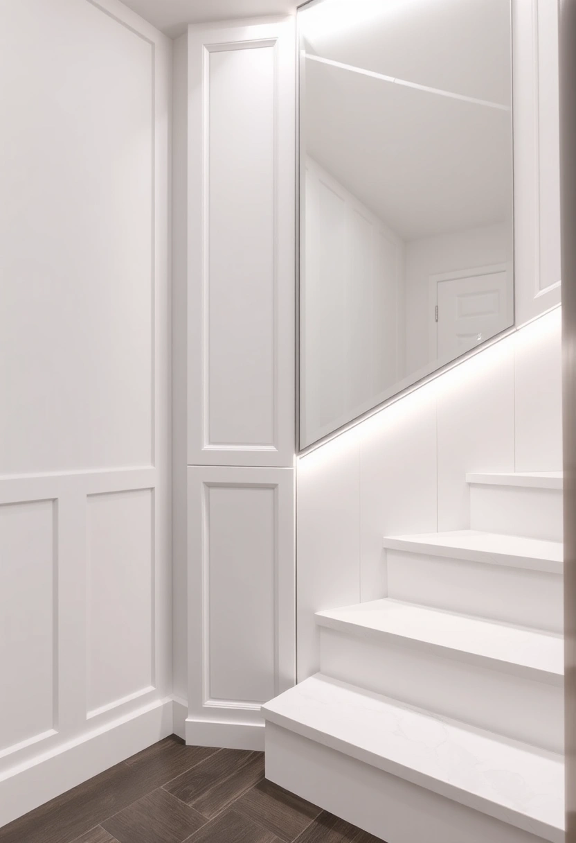 basement stairs wall ideas 6