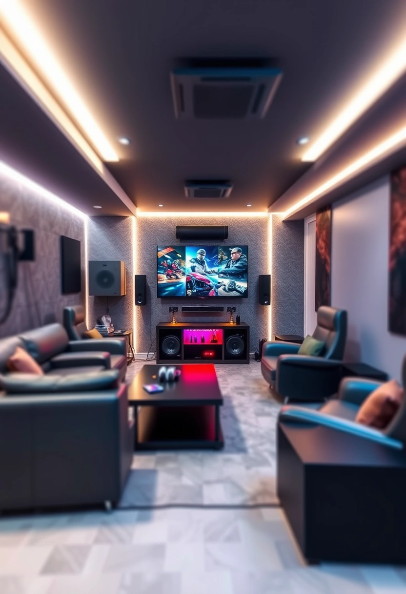 basement tv room ideas 16