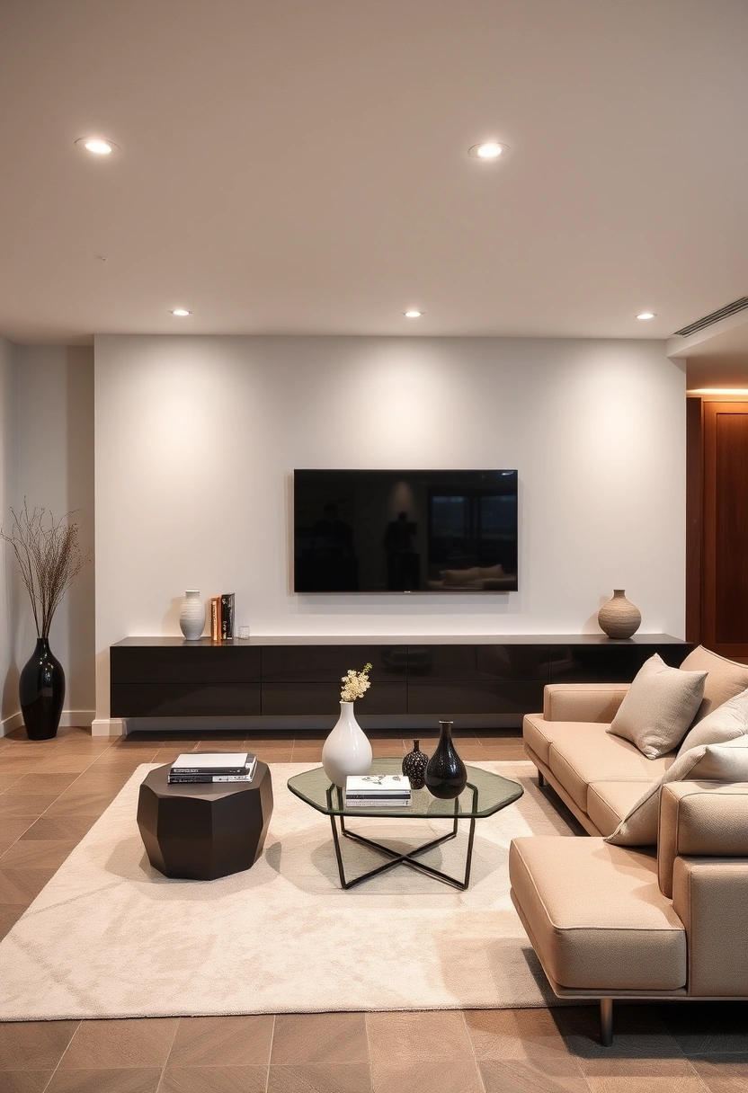 basement tv wall ideas 11