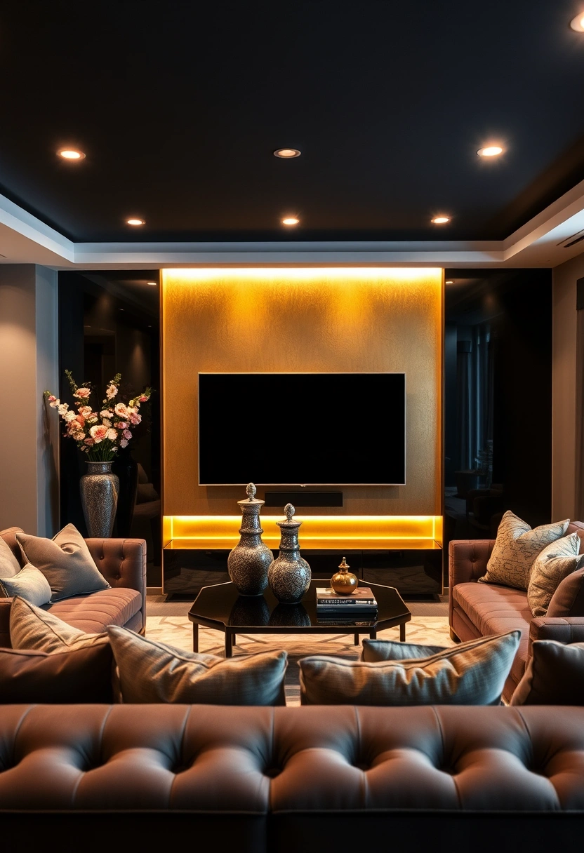 basement tv wall ideas 15