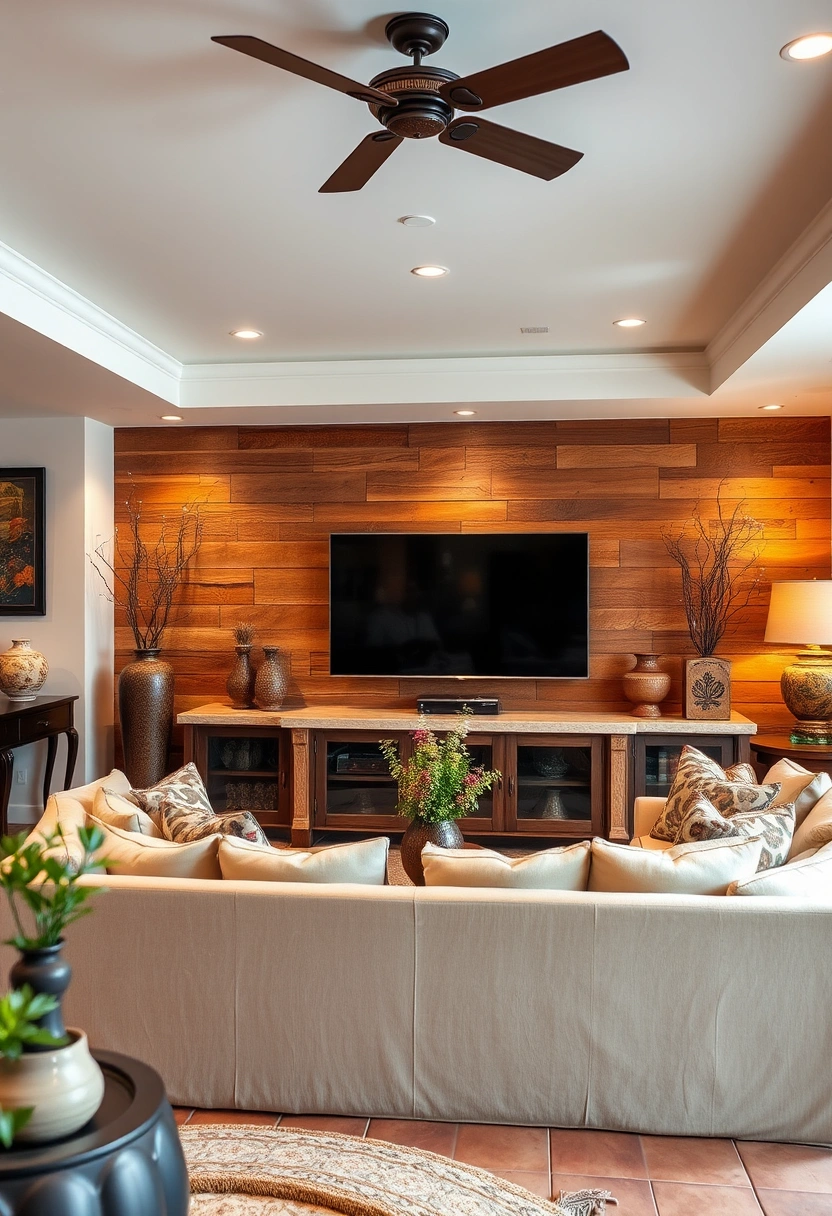 basement tv wall ideas 17