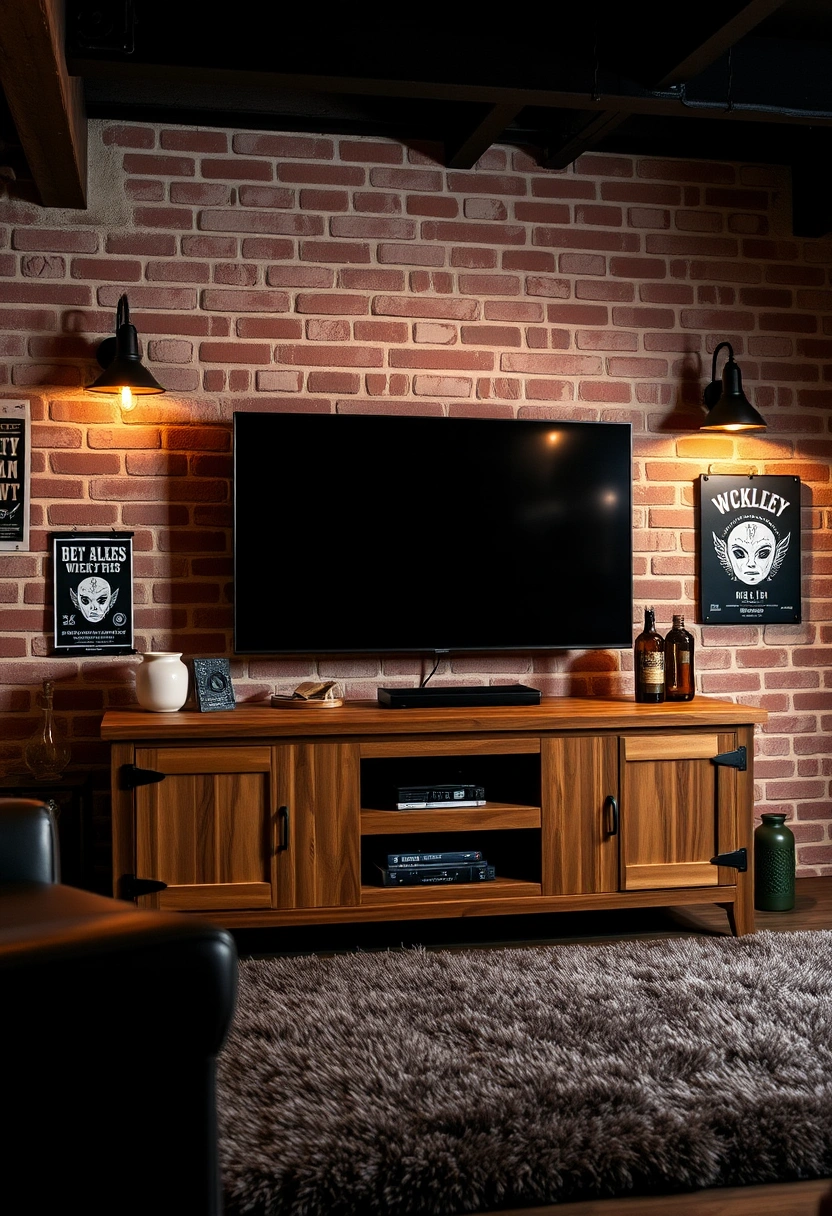 basement tv wall ideas 2