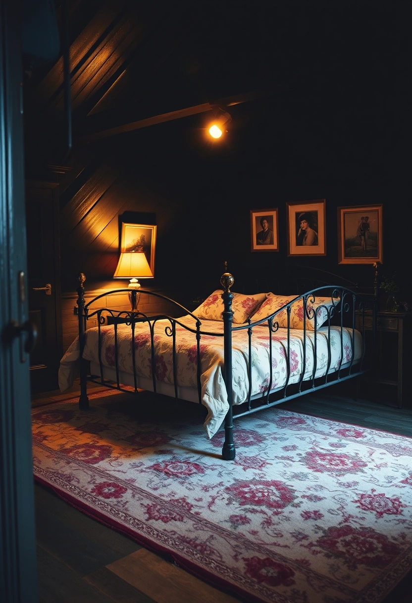 black attic bedroom 12