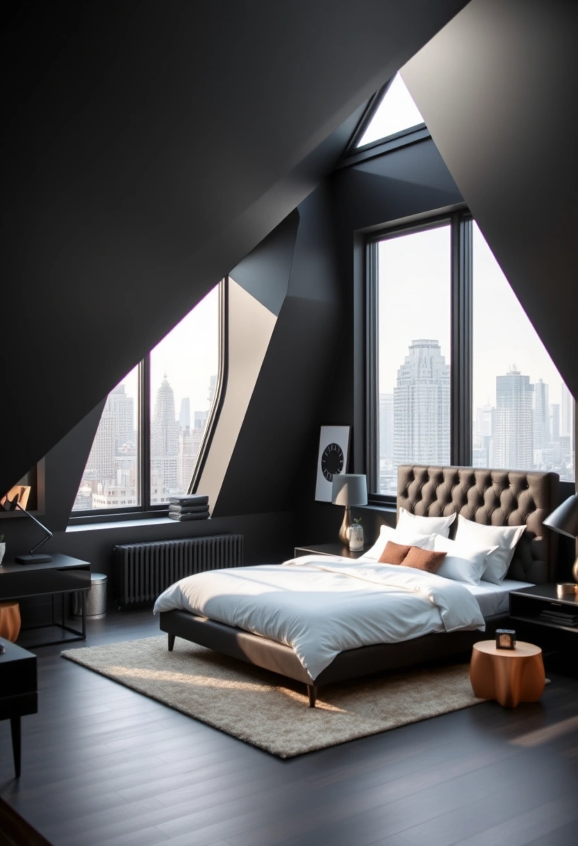 black attic bedroom 16