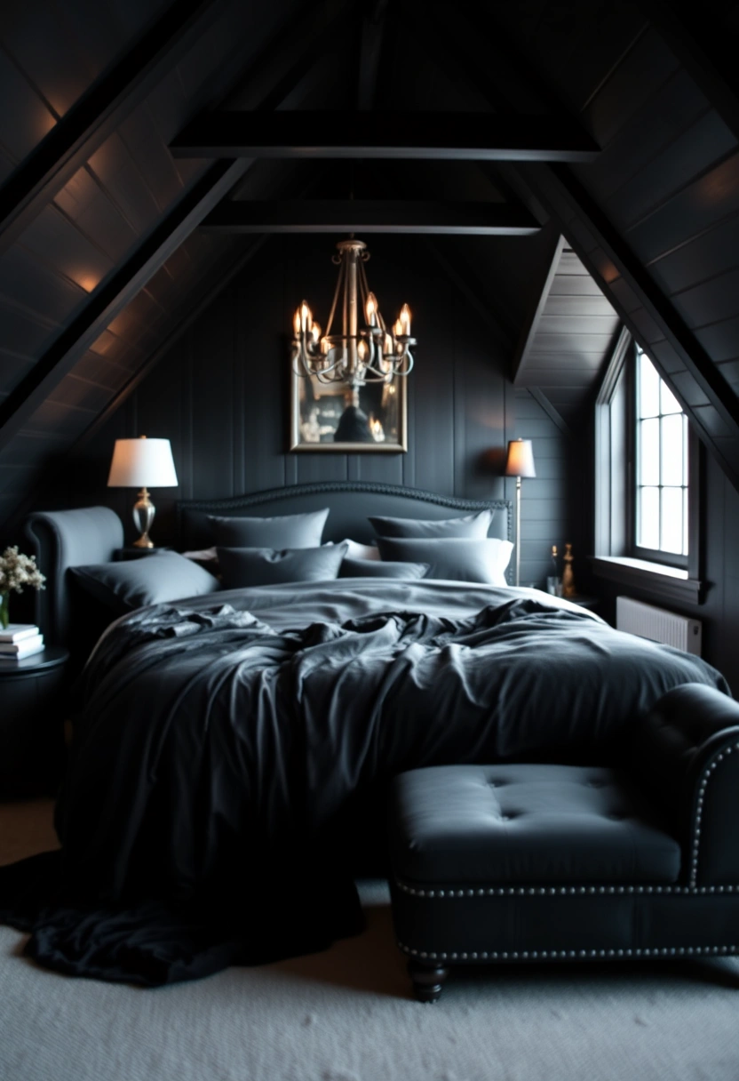 black attic bedroom 18