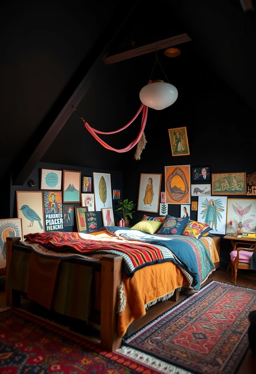 black attic bedroom 19