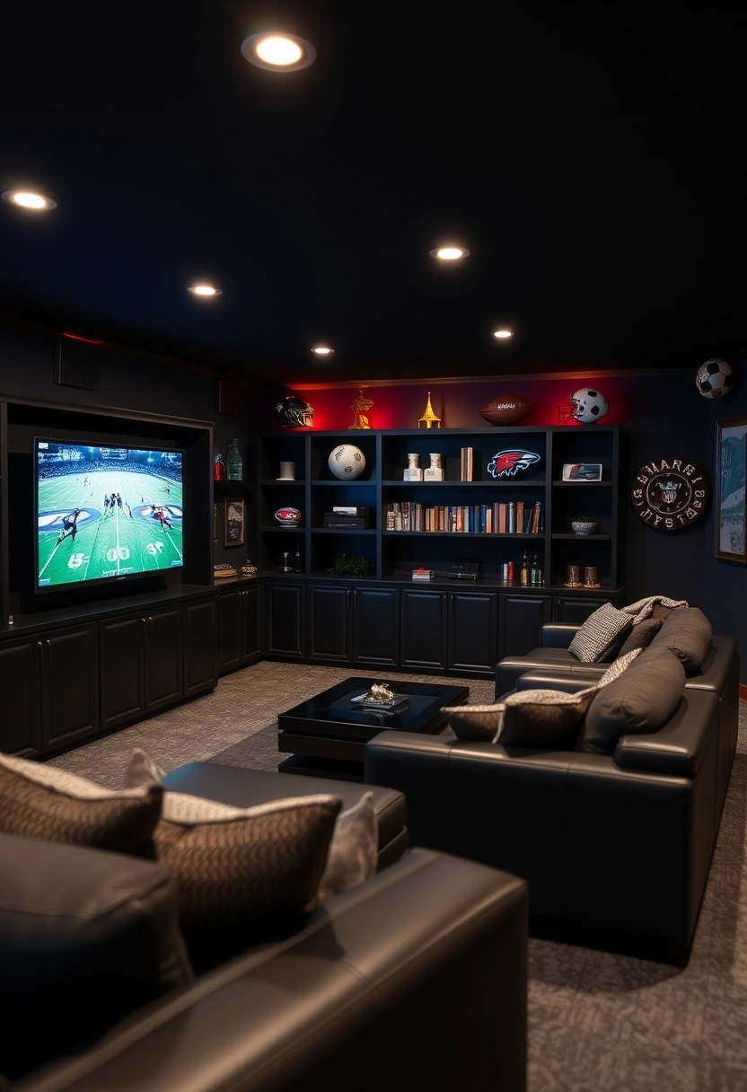 black basement ideas 17