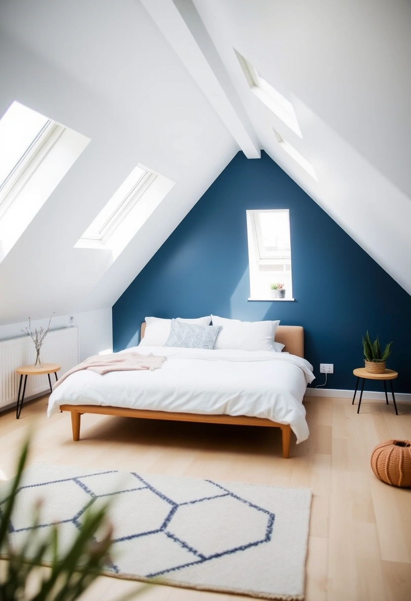 blue attic bedroom 5