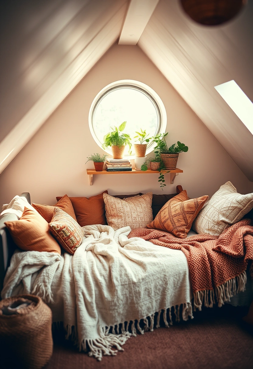 boho attic bedroom 11