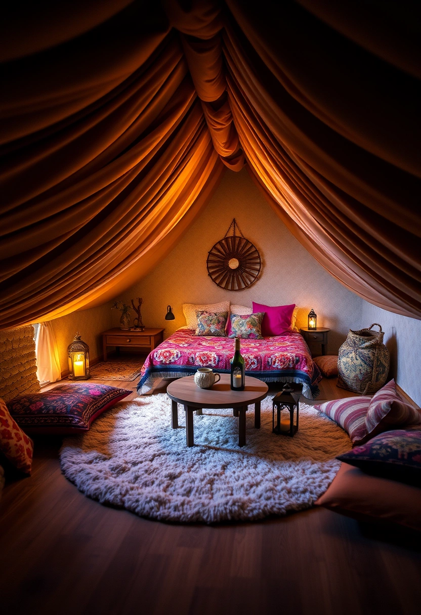 boho attic bedroom 6